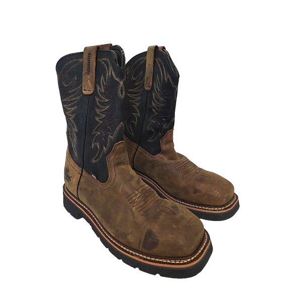 Thorogood Men's 11" Steel Toe WP Western Wellington Work Boot USA 804-4330 9D - Picture 1 of 7